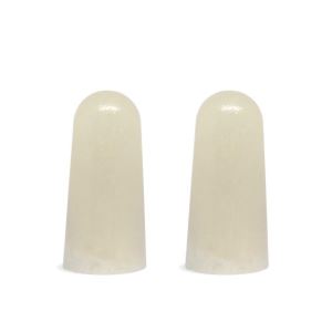 Piedra de Alumbre Pulida Potasio Natural Pack X2 Unidades 80g