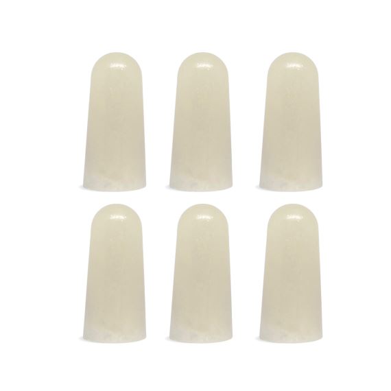 Piedra de Alumbre Pulida Potasio Natural Pack X6 Unidades 80g