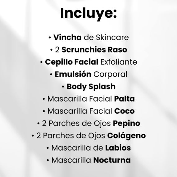 Caja Box Set Skincare Regalo Kit Rutina Diaria Completa