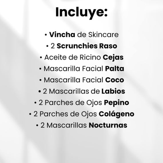 Caja Box Kit Rutina Skincare Regalo Cumpleaños Aniversario