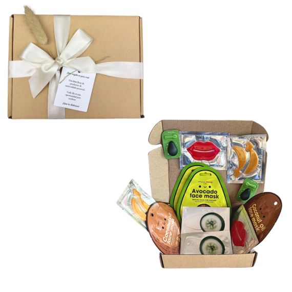Caja Box Skincare Regalo Rutina Facial Completa Mascarillas