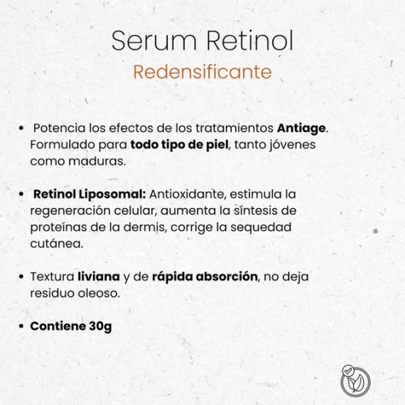Serum Facial Retinol Redensificante Antiage 30g Idraet