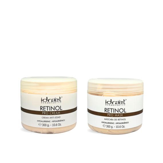 Combo Kit Facial Crema + Mascara Retinol Antiage 300g Idraet