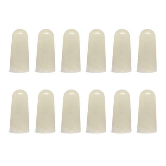 Piedra Alumbre Pulida Potasio Natural Pack X12 Unidades 80g