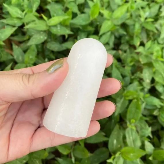 Piedra Alumbre Pulida Potasio Natural Pack X12 Unidades 80g