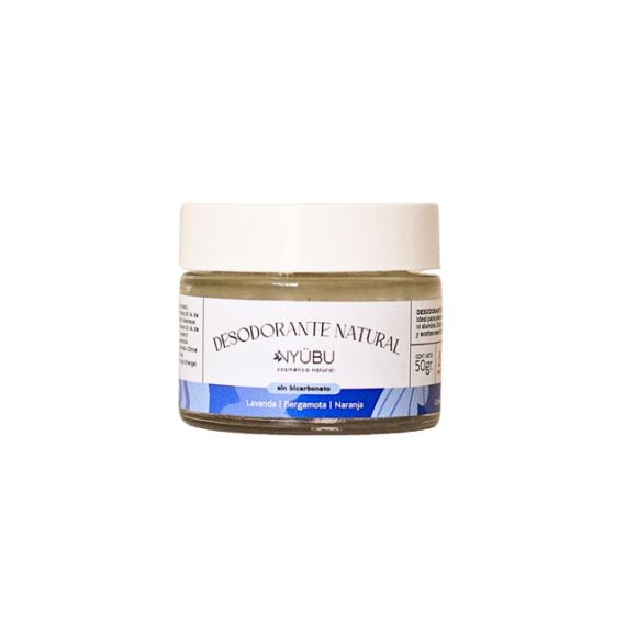 Desodorante en Crema Natural Lavanda Bergamota y Naranja 50g Nyubu