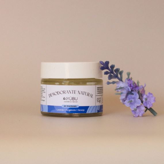 Desodorante en Crema Natural Lavanda Bergamota y Naranja 50g Nyubu