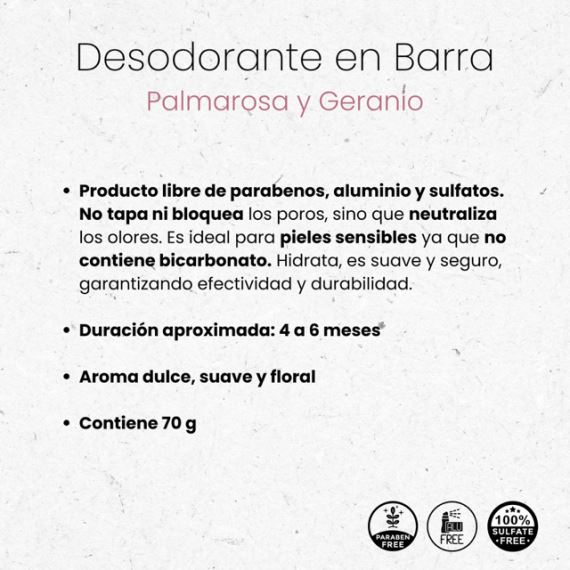 Pack Piedra de Alumbre Pulida + Desodorante en Barra Natural