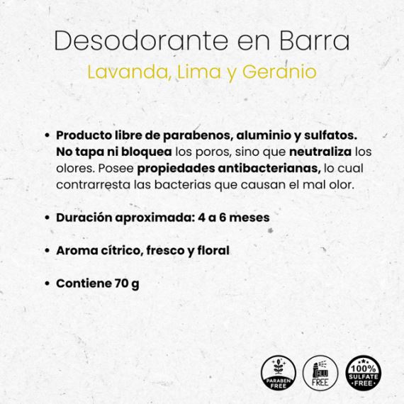 Pack Piedra de Alumbre Pulida + Desodorante en Barra Natural