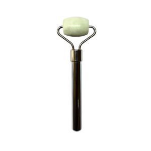 Masajeador Rodillo Facial Metálico Simple Cabezal Jade
