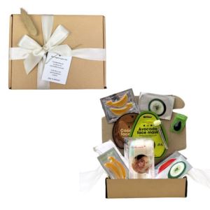 Caja Box Skincare Regalo Mascarillas + Masajeadores Faciales