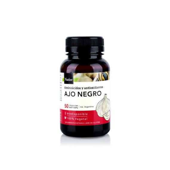 Suplemento Ajo Negro Natural 50 Cápsulas Antioxidante Natier