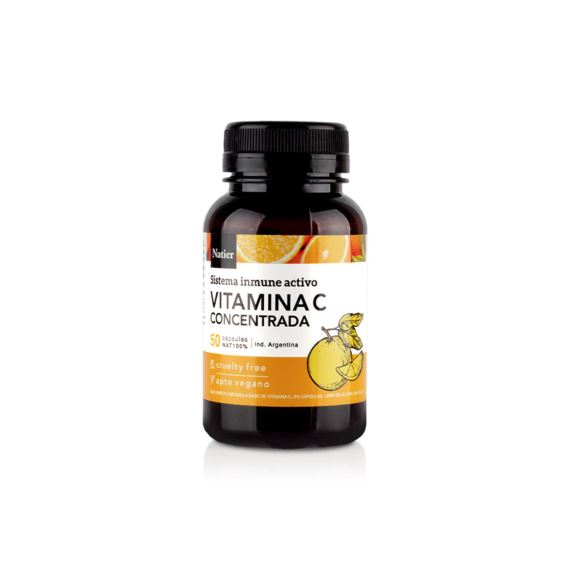 Suplemento Vitamina C Concentrada 50 Cápsulas Natier