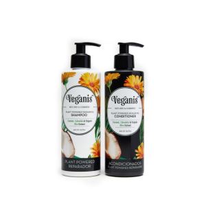 Combo Shampoo + Acondicionador Renovador De Coco 400ml Veganis