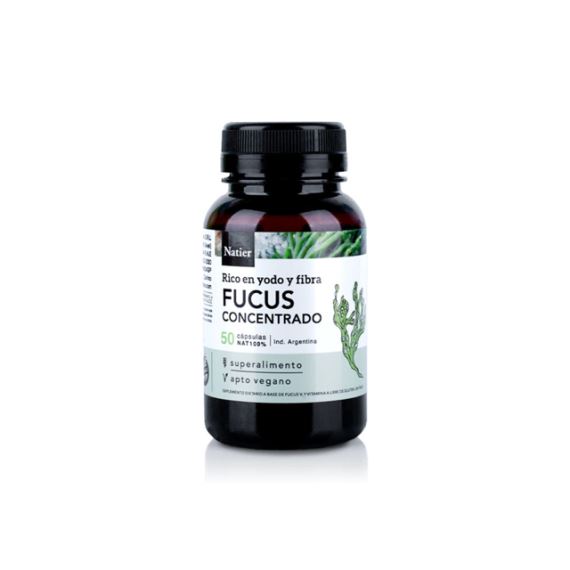 Suplemento Fucus Concentrado 50 Cápsulas Adelgazante Natier