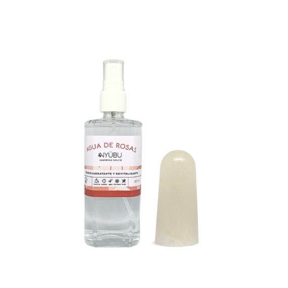 Piedra de Alumbre Pulida Desodorante + Agua de Rosas 120ml