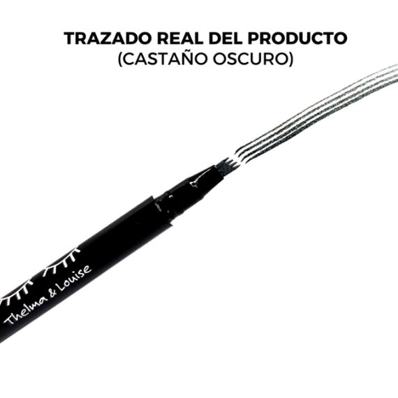 Combo Kit Aceite de Ricino + Delineador Microblading Cejas Castaño Oscuro