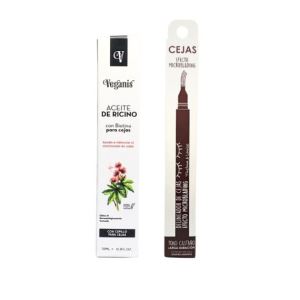 Combo Kit Aceite de Ricino + Delineador Microblading Cejas Castaño