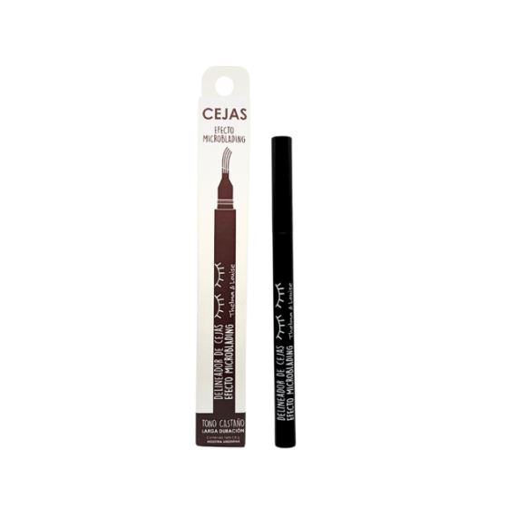 Combo Kit Aceite de Ricino + Delineador Microblading Cejas Castaño