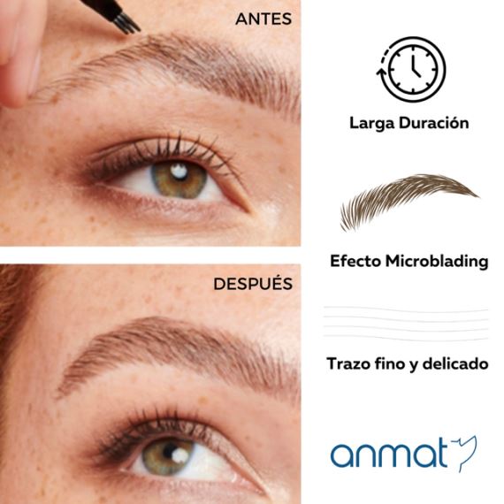 Combo Kit Aceite de Ricino + Delineador Microblading Cejas Castaño