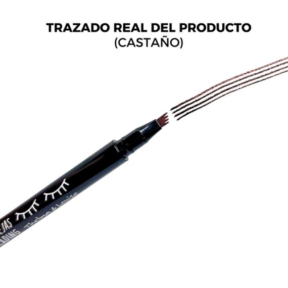 Combo Kit Aceite de Ricino + Delineador Microblading Cejas Castaño
