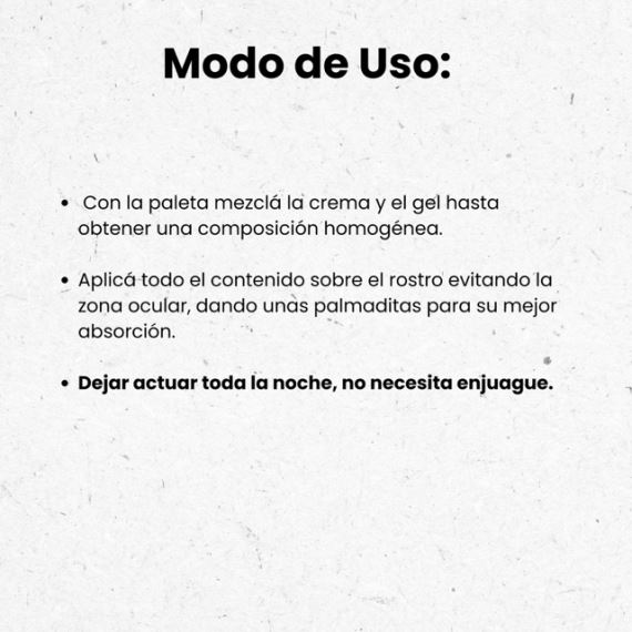 Mascara Facial Nocturna Palta X4 Unidades Simple & Beauty