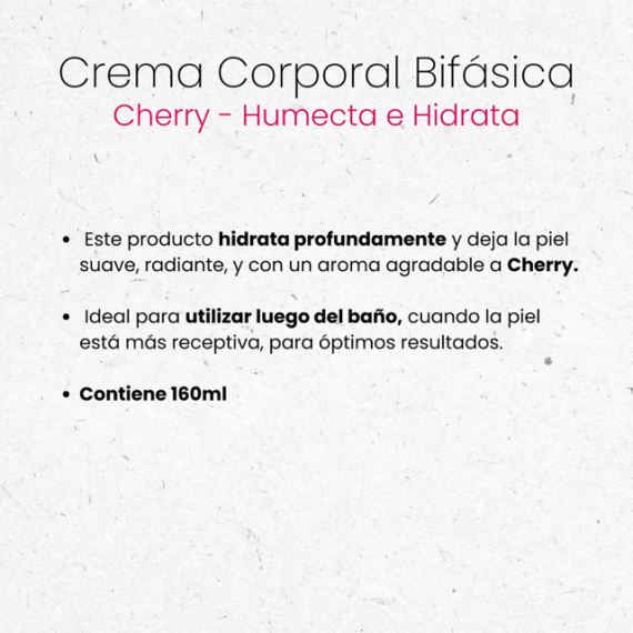 Crema Corporal Bifasica Cherry Love Thelma & Louise 160ml