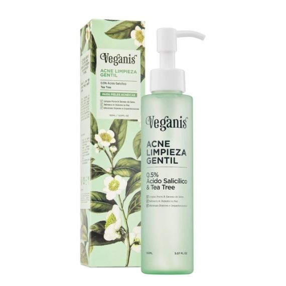 Gel de Limpieza Acné Ácido Salicílico & Tea Tree 150ml Veganis