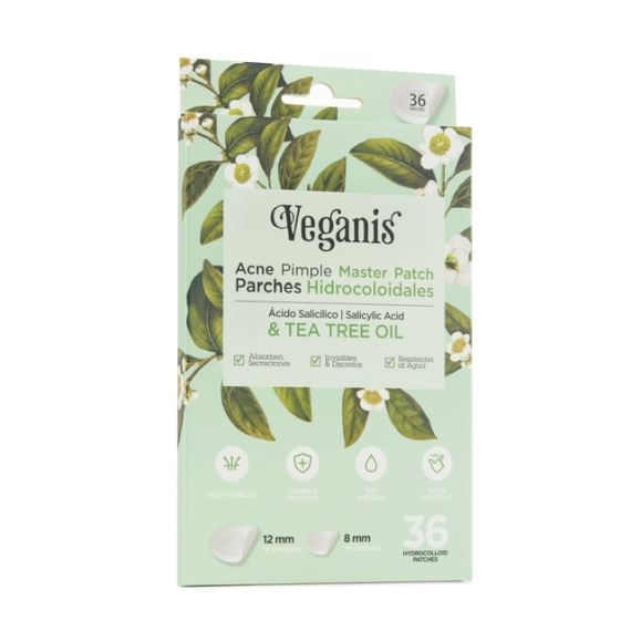 Parches Invisibles Acné Salicílico & Tea Tree X36 Unidades Veganis