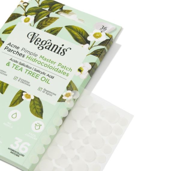 Parches Invisibles Acné Salicílico & Tea Tree X36 Unidades Veganis