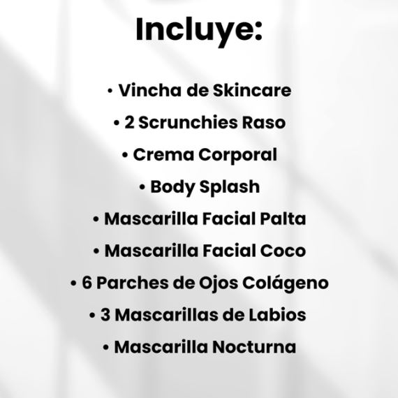 Caja Box Set Skincare Regalo Kit Rutina Diaria Completa