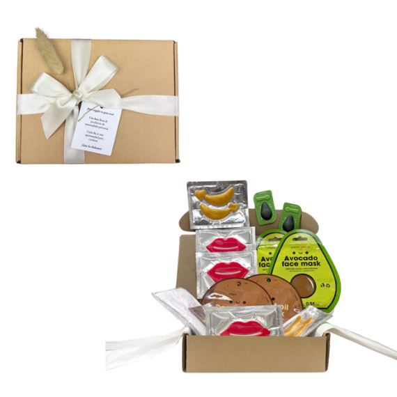Caja Box Skincare Regalo Rutina Facial Completa Mascarillas