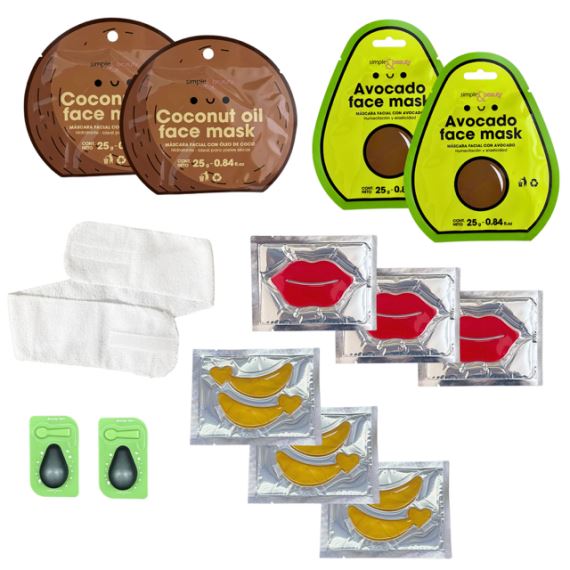 Caja Box Skincare Regalo Rutina Facial Completa Mascarillas