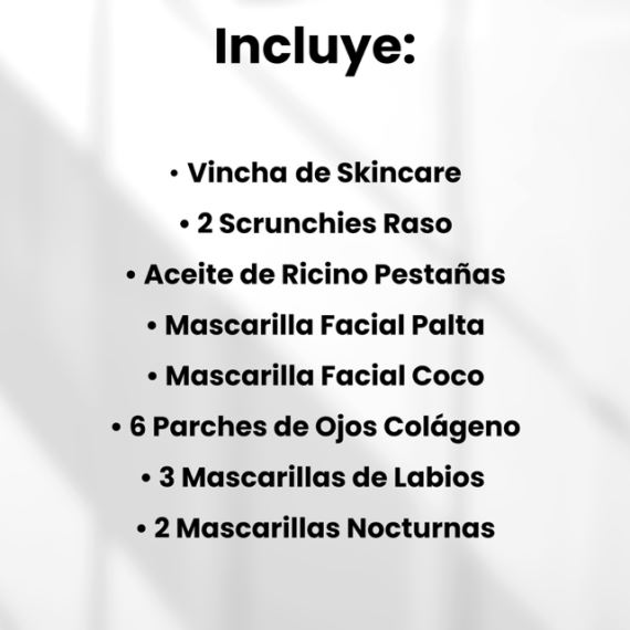 Caja Box Kit Rutina Skincare Regalo Cumpleaños Aniversario