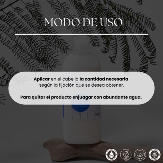 Gel Fijador Capilar 100% Natural Sin Alcohol 250cc Pulsion