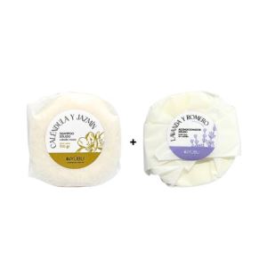 Combo Shampoo Y Acondicionador Solido Pelo Mixto 100g Nyubu