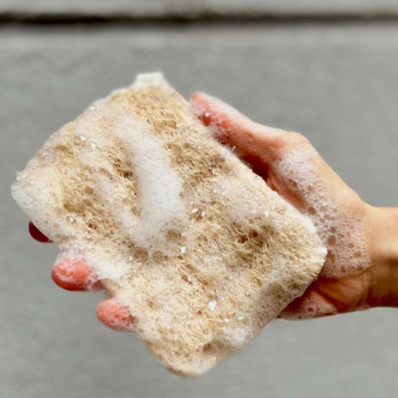 Esponja Vegetal Yute Lavavajilla Natural Biodegradable Nyubu