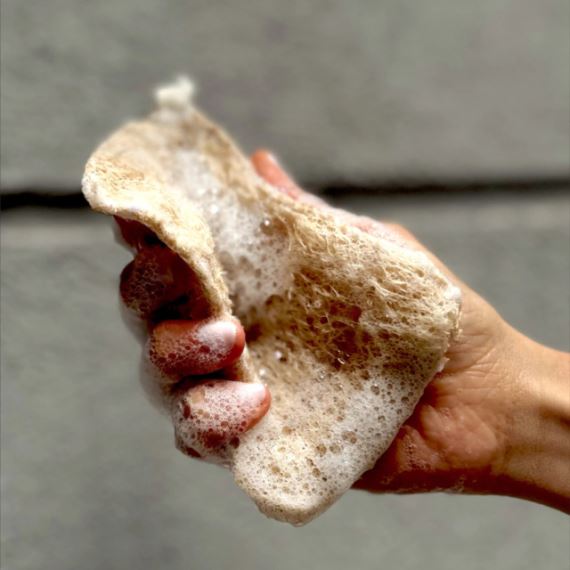 Esponja Vegetal Yute Lavavajilla Natural Biodegradable Nyubu