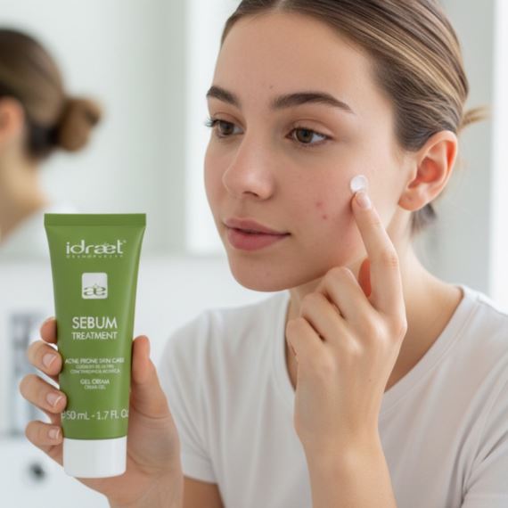 Crema Gel Facial Acné Sebum Treatment Matificante 50ml Idraet