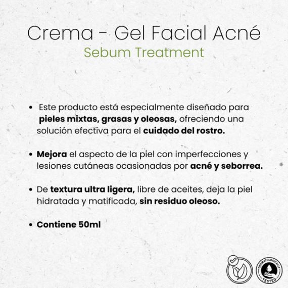 Combo Kit Facial Piel Grasa Acné Sebum Reguladora Idraet