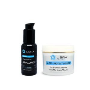 Combo Kit Facial Serum Hialurónico + Crema Nutritiva Libra