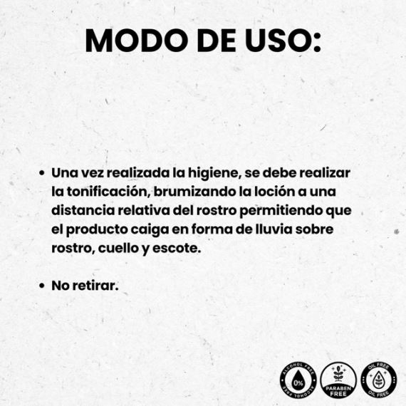 Loción Tónica Facial Calmante Piel Sensible 500ml Idraet