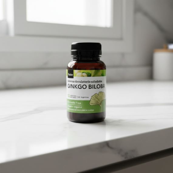 Suplemento Ginkgo Biloba Sistema Circulatorio 50 Cápsulas Natier
