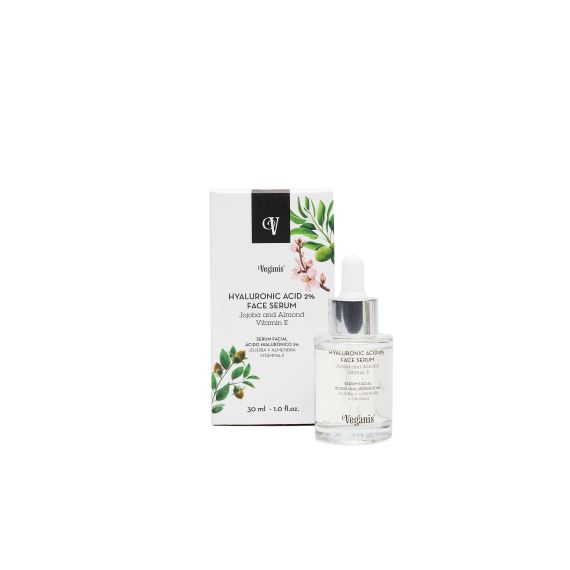 Serum Facial Acido Hialuronico 2% Vitamina E 30ml Veganis
