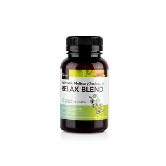 Suplemento Relax Blend Relajante Natural 50 Cápsulas Natier
