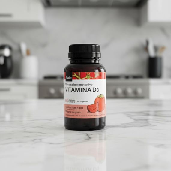 Suplemento Vitamina D3 Sistema Inmune 50 Cápsulas Natier