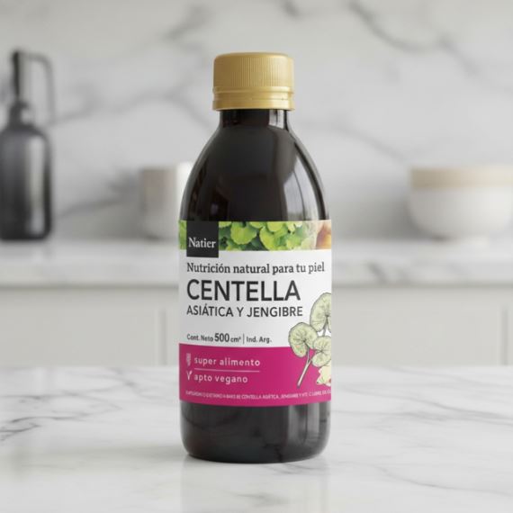 Jugo Bebible Centella Asiática y Jengibre 500ml Natier