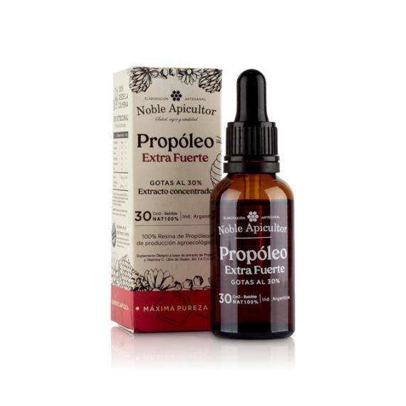 Propóleo Extra Fuerte Gotas 30% Puro 30ml Noble Apicultor
