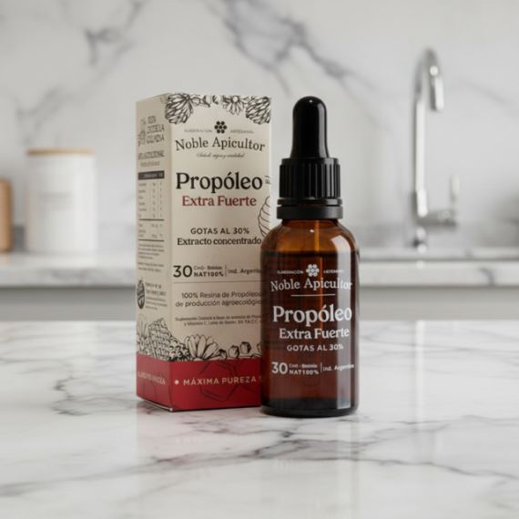 Propóleo Extra Fuerte Gotas 30% Puro 30ml Noble Apicultor