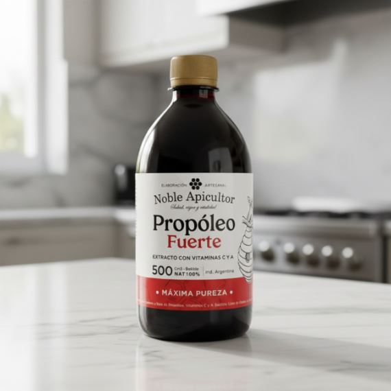 Propóleo Fuerte Bebible Máxima Pureza 500ml Noble Apicultor